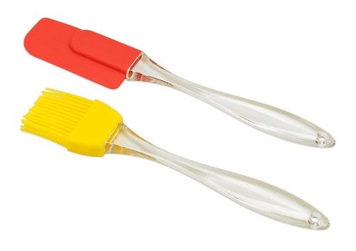 Set: silicone brush and spatula 22-24cm RA-5409B